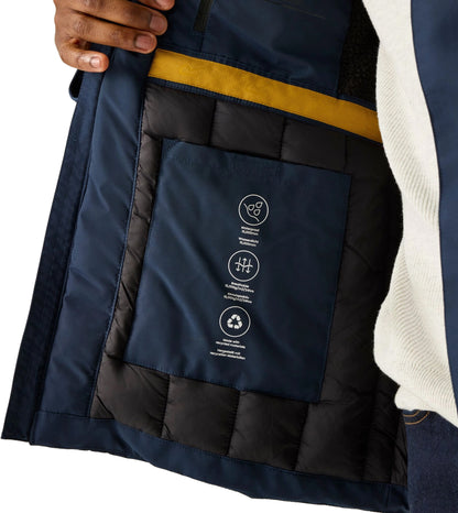 Regatta Eamont Insulated Mens Waterproof Jacket - Blue
