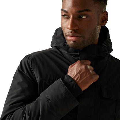 Regatta Eamont Insulated Mens Waterproof Jacket - Black