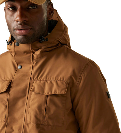 Regatta Eamont Insulated Mens Waterproof Jacket - Brown