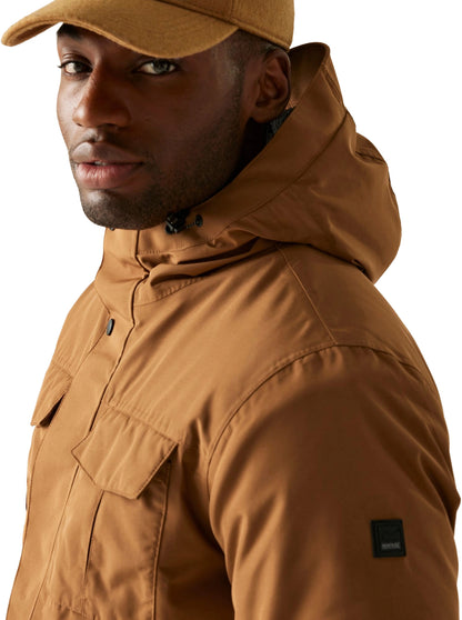 Regatta Eamont Insulated Mens Waterproof Jacket - Brown