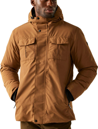 Regatta Eamont Insulated Mens Waterproof Jacket - Brown