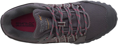 Regatta Edgepoint III Waterproof Womens Walking Shoes - Grey