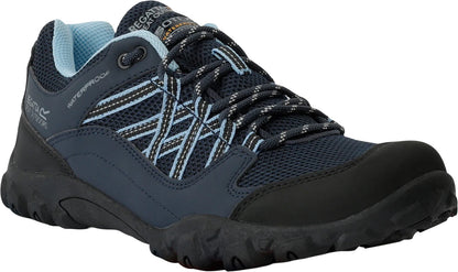Regatta Edgepoint III Waterproof Womens Walking Shoes - Blue