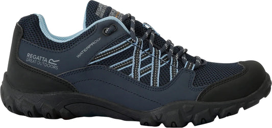 Regatta Edgepoint III Waterproof Womens Walking Shoes - Blue