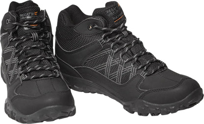 Regatta Edgepoint Waterproof Mens Walking Boots - Black