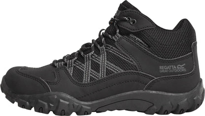 Regatta Edgepoint Waterproof Mens Walking Boots - Black