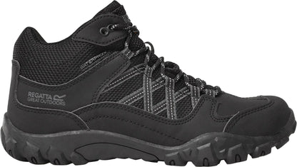 Regatta Edgepoint Waterproof Mens Walking Boots - Black