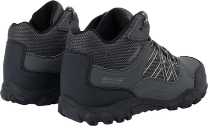 Regatta Edgepoint Waterproof Mens Walking Boots - Grey