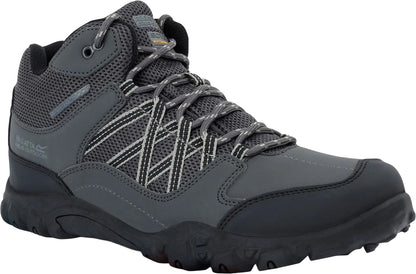 Regatta Edgepoint Waterproof Mens Walking Boots - Grey