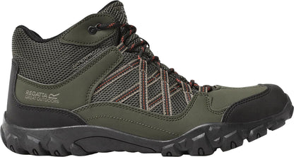 Regatta Edgepoint Waterproof Mens Walking Boots - Green