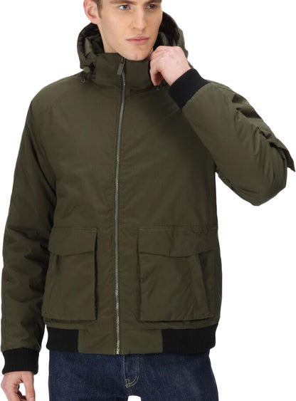 Regatta Fazian Insulated Mens Waterproof Jacket - Green