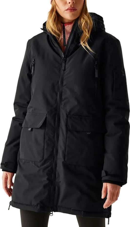 Regatta Gwynn Womens Waterproof Jacket - Black