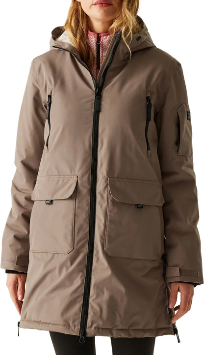 Regatta Gwynn Womens Waterproof Jacket - Brown