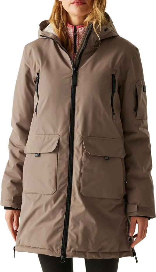 Regatta Gwynn Womens Waterproof Jacket - Brown