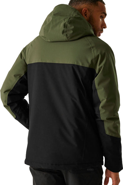 Regatta Highton Stretch Padded Mens Waterproof Jacket - Green