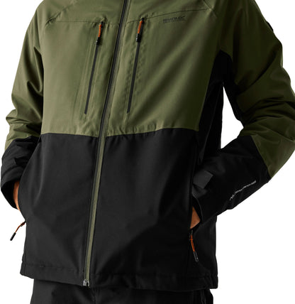Regatta Highton Stretch Padded Mens Waterproof Jacket - Green