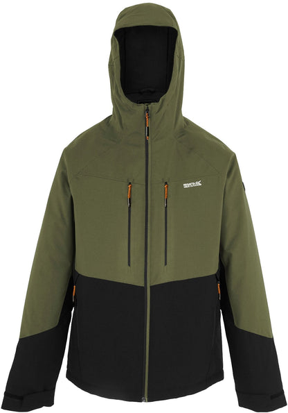 Regatta Highton Stretch Padded Mens Waterproof Jacket - Green