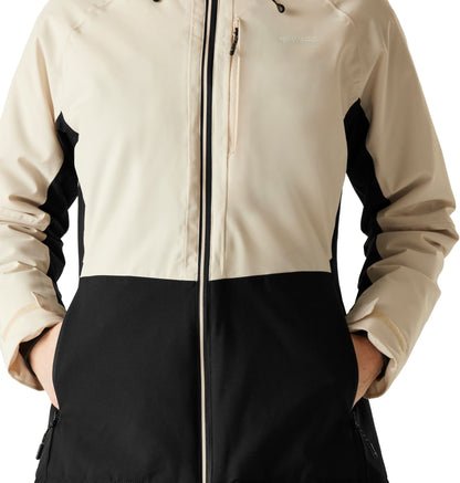 Regatta Highton Stretch Padded Womens Waterproof Jacket - Cream