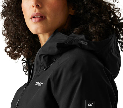 Regatta Highton Stretch Padded Womens Waterproof Jacket - Black