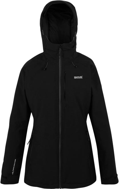Regatta Highton Stretch Padded Womens Waterproof Jacket - Black