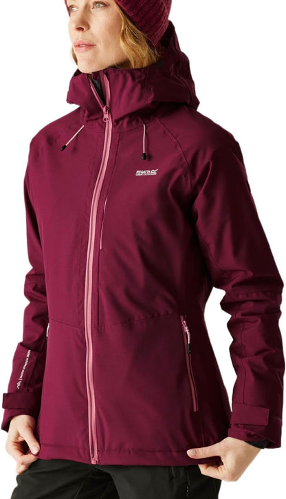 Regatta Highton Stretch Padded Womens Waterproof Jacket - Pink