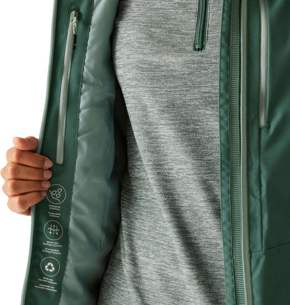 Regatta Highton Stretch Padded Womens Waterproof Jacket - Green