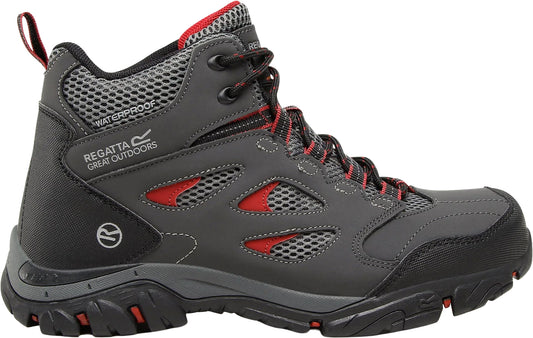 Regatta Holcombe Waterproof Mens Walking Boots - Grey