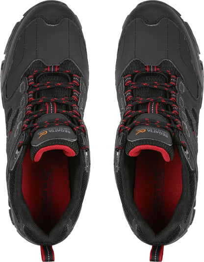 Regatta Holcombe Waterproof Mens Walking Shoes - Grey