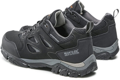 Regatta Holcombe Waterproof Mens Walking Shoes - Black