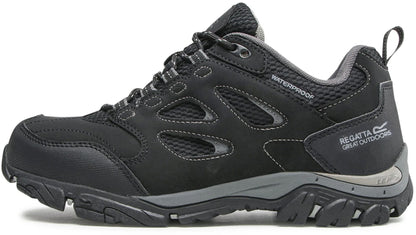 Regatta Holcombe Waterproof Mens Walking Shoes - Black