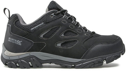 Regatta Holcombe Waterproof Mens Walking Shoes - Black