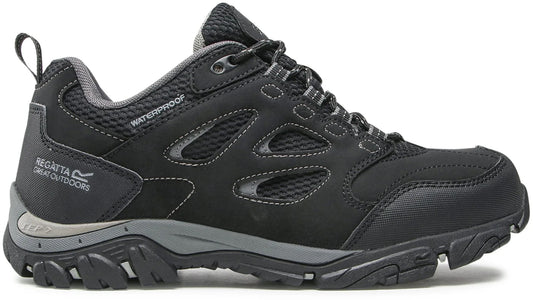Regatta Holcombe Waterproof Mens Walking Shoes - Black