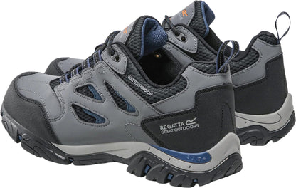 Regatta Holcombe Waterproof Mens Walking Shoes - Grey