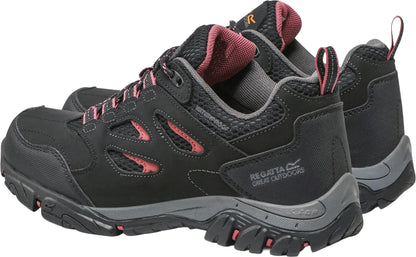Regatta Holcombe Waterproof Womens Walking Shoes - Black