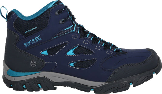 Regatta Holcombe Waterproof Womens Walking Boots - Blue