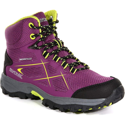 Regatta Kota Mid Junior Waterproof Walking Boots - Purple