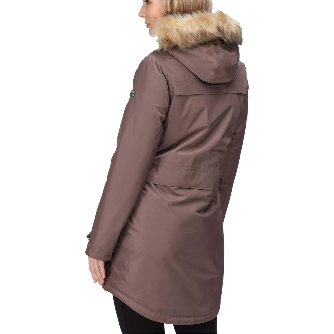 Regatta Lexis Waterproof Insulated Womens Parka Jacket Brown Start