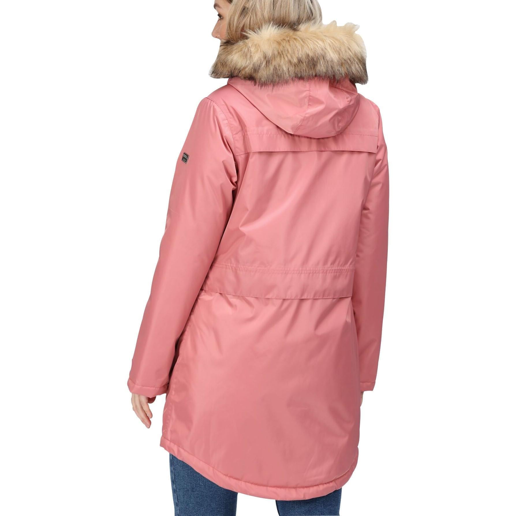 Regatta Lexis Waterproof Insulated Parka Jacket Rwp301 9Lb Back View