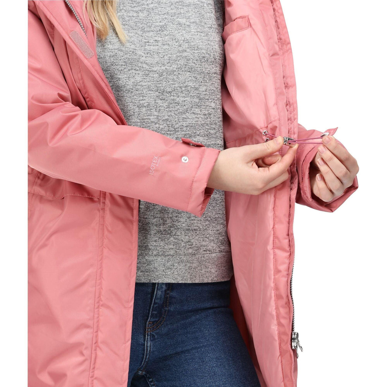 Regatta Lexis Waterproof Insulated Womens Parka Jacket Pink Start