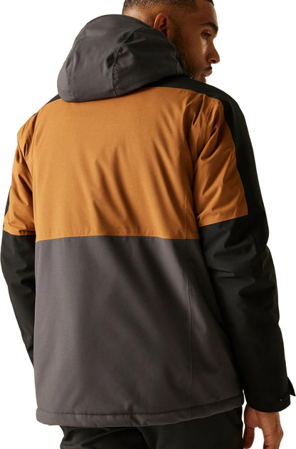 Regatta Maland Insulated Mens Waterproof Jacket - Brown