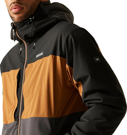 Regatta Maland Insulated Mens Waterproof Jacket - Brown