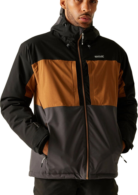 Regatta Maland Insulated Mens Waterproof Jacket - Brown