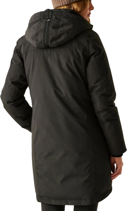Regatta Marron Insulated Womens Waterproof Jacket - Black