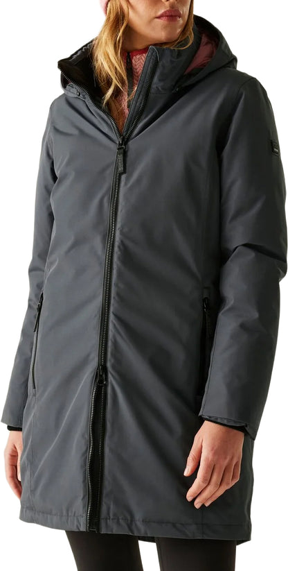Regatta Marron Insulated Womens Waterproof Jacket - Grey