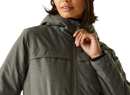 Regatta Romine II Womens Waterproof Parka Jacket - Grey