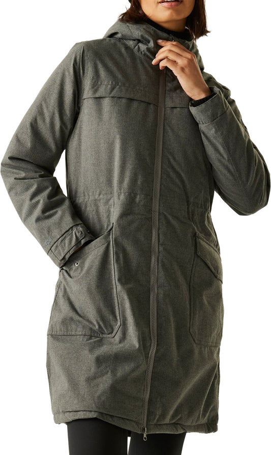 Regatta Romine II Womens Waterproof Parka Jacket - Grey