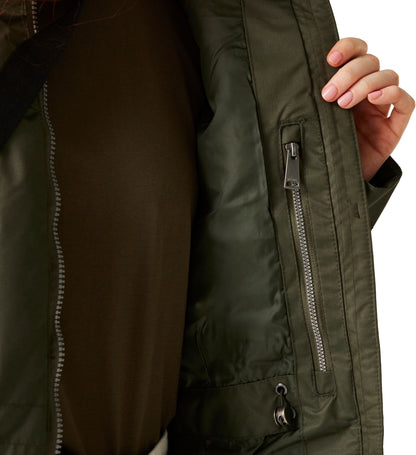 Regatta Romine II Womens Waterproof Parka Jacket - Green
