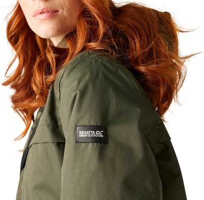 Regatta Romine II Womens Waterproof Parka Jacket - Green