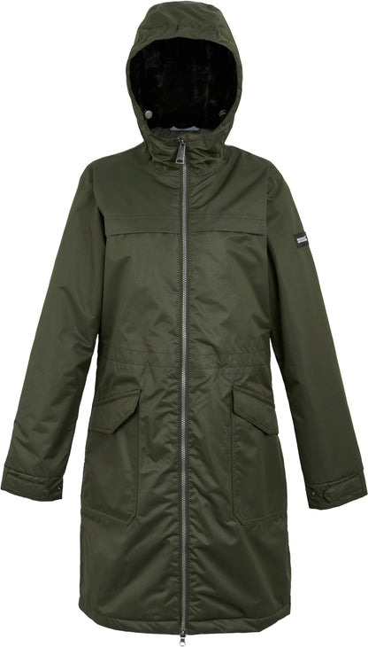 Regatta Romine II Womens Waterproof Parka Jacket - Green