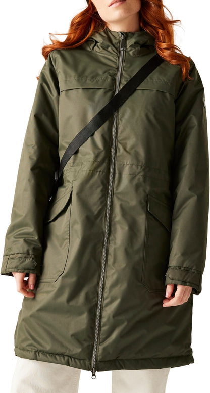 Regatta Romine II Womens Waterproof Parka Jacket - Green